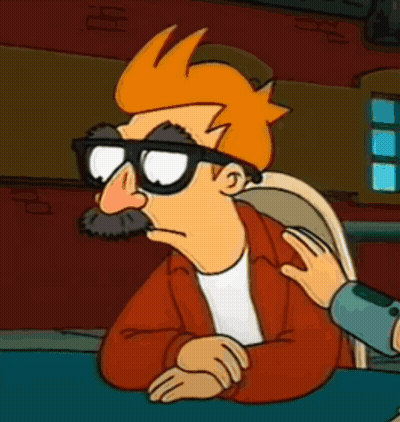 Cartoon Character With Glasses And Mustache GIF