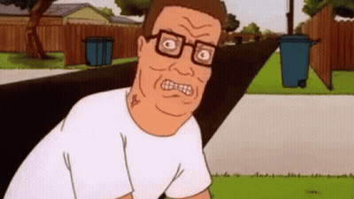 Cartoon Character With Glasses And Tattoo Making Funny Face GIF