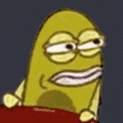 Cartoon Character With Glasses Making Face GIF