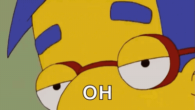Cartoon Character With Glasses Saying Oh GIF