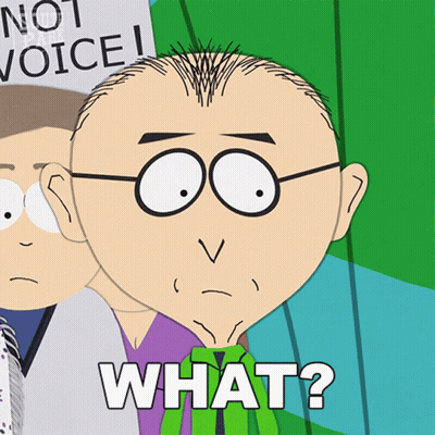 Cartoon Character With Glasses Saying What GIF