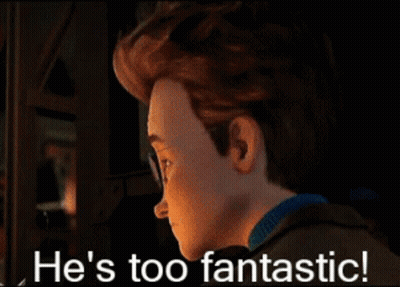 Cartoon Character With Glasses Too Fantastic GIF