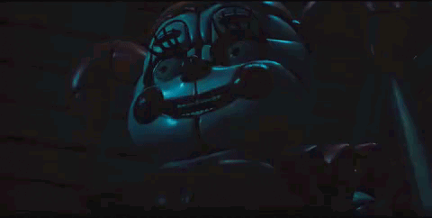 Cartoon Character With Glowing Eyes GIF