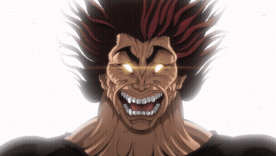 Cartoon Character With Glowing Yellow Eyes GIF