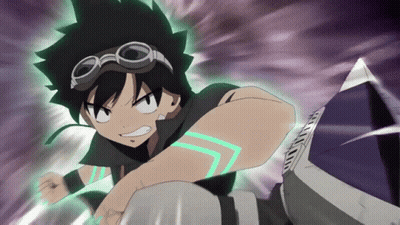 Cartoon Character With Goggles GIF