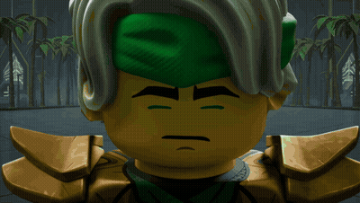 Cartoon Character With Green Eyes And Sword GIF