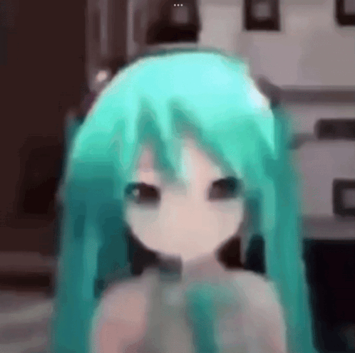 Cartoon Character With Green Hair GIF