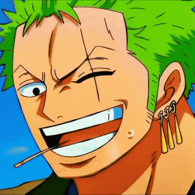 Cartoon Character With Green Hair And Cigarette GIF