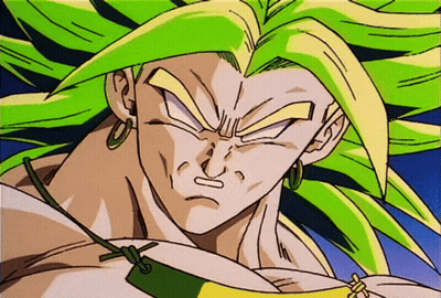 Cartoon Character With Green Hair And Earrings GIF