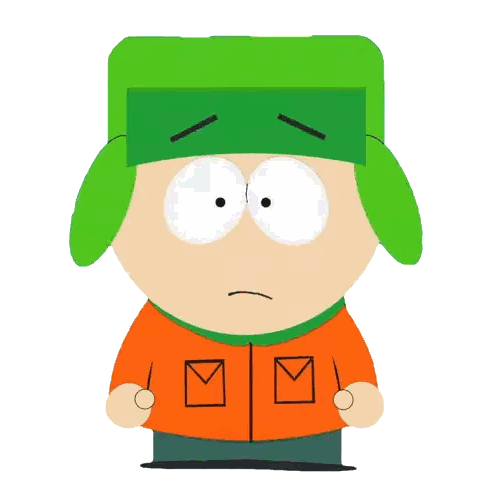 Cartoon Character With Green Hat And Orange Jacket Sticker