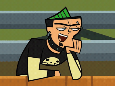 Cartoon Character With Green Hat Laughing GIF