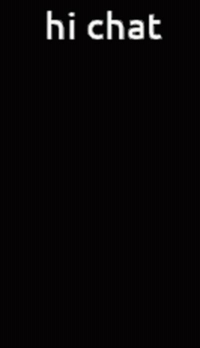 Cartoon Character With Green Hat Saying Hi Chat GIF