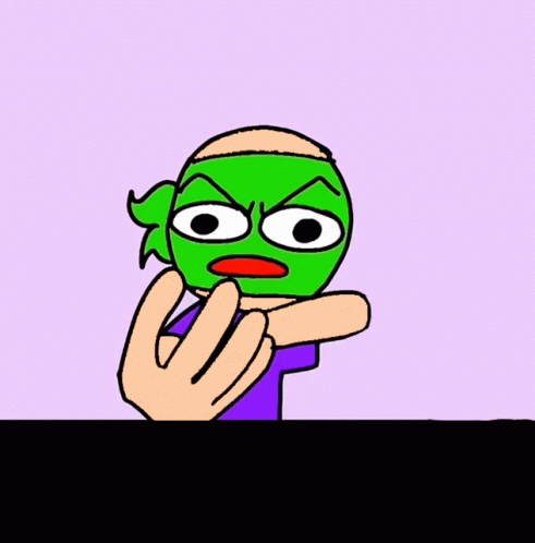 Cartoon Character With Green Mask GIF