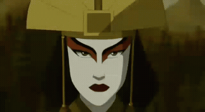 Cartoon Character With Hat And Red Lips GIF