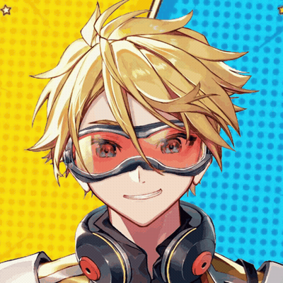 Cartoon Character With Headphones And Goggles GIF