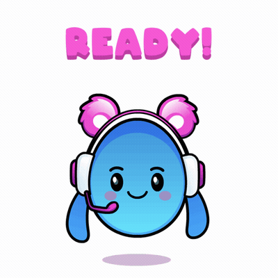 Cartoon Character With Headphones Thumbs Up Ready GIF