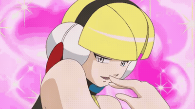 Cartoon Character With Headphones Touched GIF