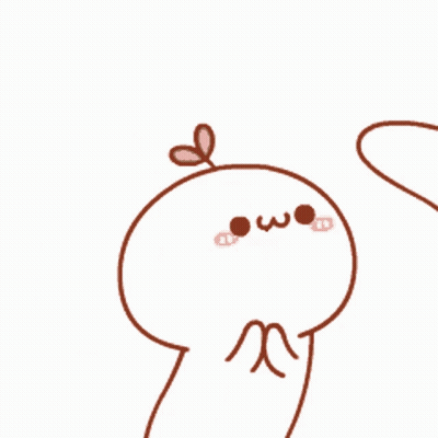 Cartoon Character With Heart Face GIF