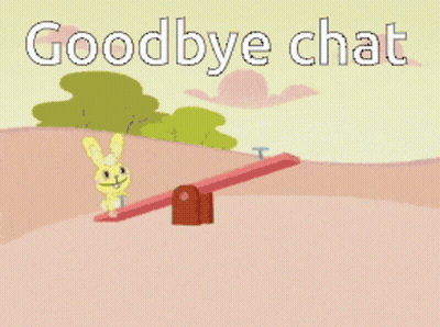 Cartoon Character With Heart In Mouth Saying Goodbye Chat GIF