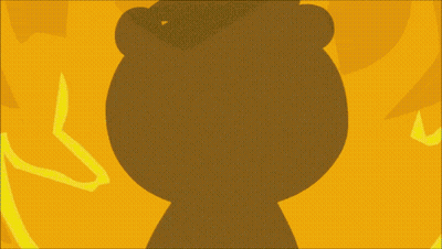 Cartoon Character With Heart Nose GIF