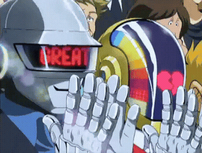 Cartoon Character With Helmet Saying Great GIF