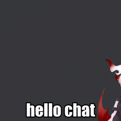 Cartoon Character With Horns Saying Hello Chat GIF