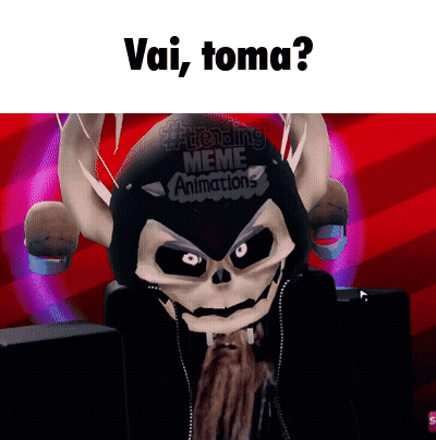Cartoon Character With Horns Vai Toma GIF