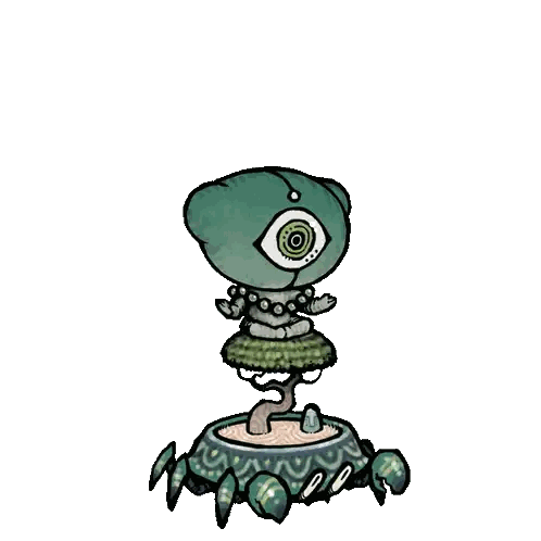 Cartoon Character With Large Eye Sticker