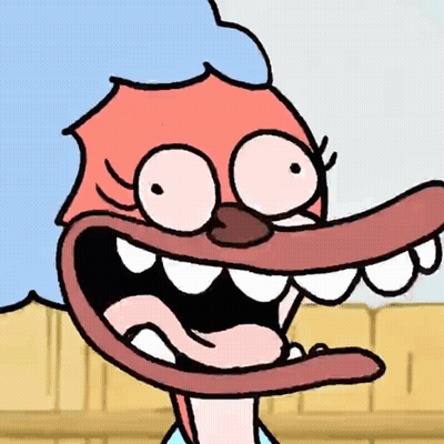 Cartoon Character With Large Mouth GIF