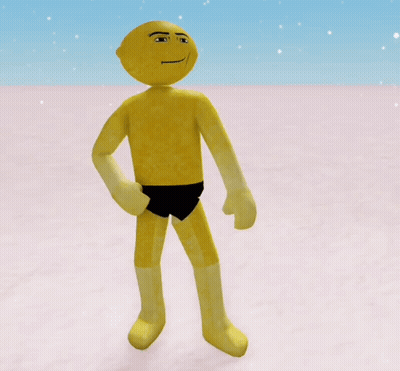 Cartoon Character With Lemon Head And Arms GIF