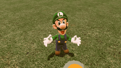 Cartoon Character With Letter L On Hat GIF