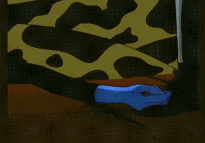 Cartoon Character With Lightning Bolt On Arms GIF