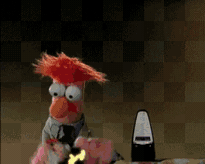 Cartoon Character With Lightning Bolt Out Of Head GIF