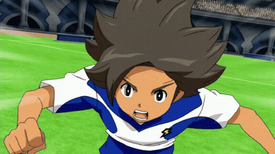 Cartoon Character With Lightning Bolt Running On Field GIF