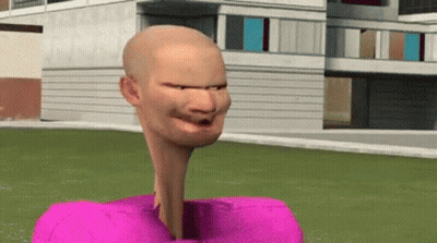 Cartoon Character With Long Neck GIF