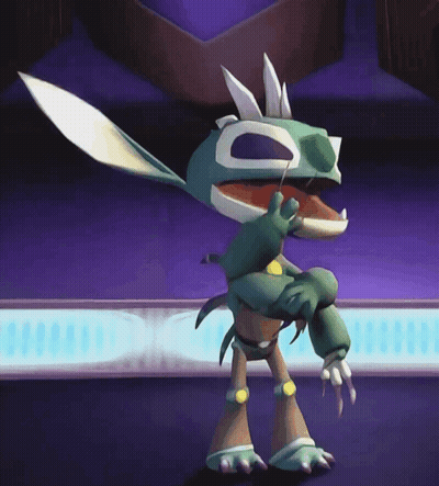 Cartoon Character With Mask On Stage GIF