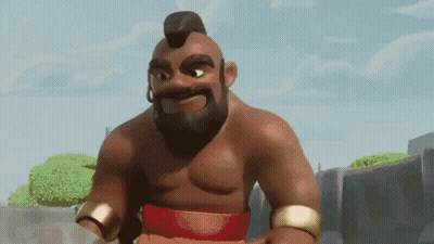 Cartoon Character With Mohawk And Beard GIF