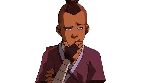 Cartoon Character With Mohawk Making Sad Face Sticker
