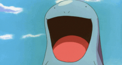 Cartoon Character With Mouth Open And Red Tongue GIF