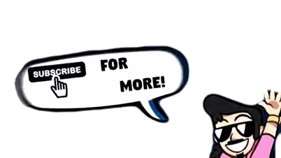 Cartoon Character With Mustache And Sunglasses Says Subscribe Sticker