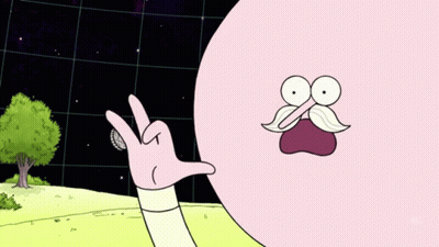 Cartoon Character With Mustache Holding Coin GIF