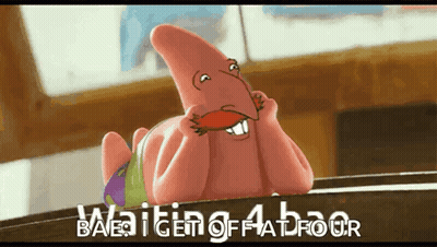 Cartoon Character With Mustache Laying On Table Waiting For 4 Hour GIF