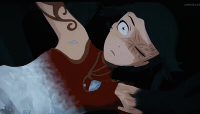 Cartoon Character With Necklace GIF