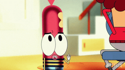 Cartoon Character With Netflix GIF