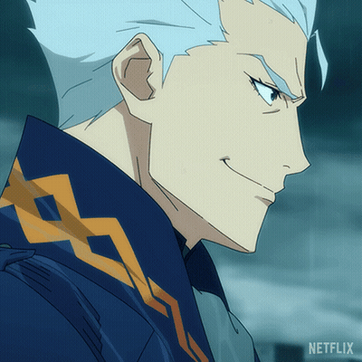 Cartoon Character With Netflix Logo GIF