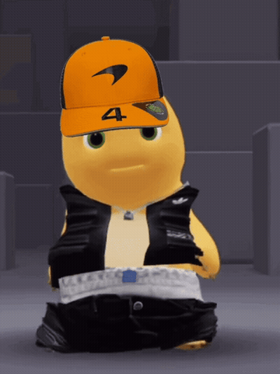 Cartoon Character With Number 4 Hat GIF