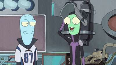 Cartoon Character With Number 87 On Shirt GIF