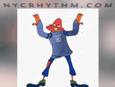 Cartoon Character With NYC Rhythm Website GIF
