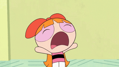 Cartoon Character With Orange Hair Crying GIF