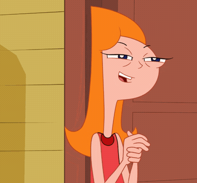 Cartoon Character With Orange Hair Smiling GIF
